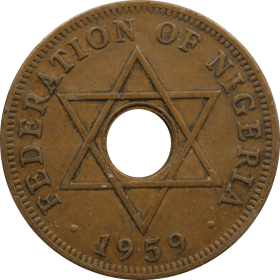 1 PENS 1959 nigeria a